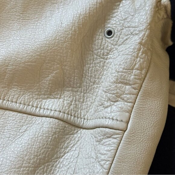 Vintage The Limited Unisex Varsity Jacket Leather Size M/L International Style - Picture 15 of 15